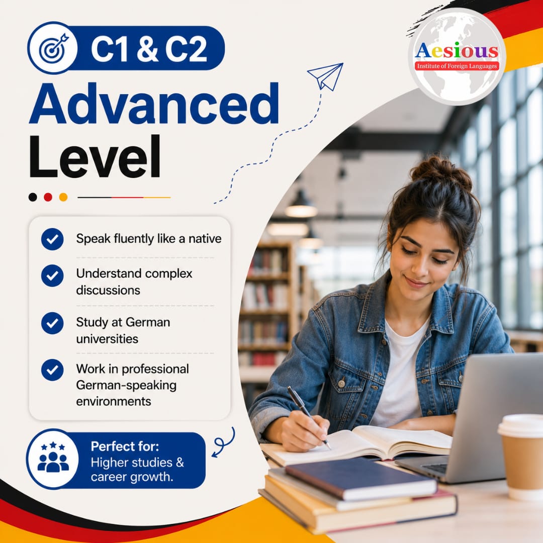C1 & C2 German Language Course in Aundh Pune | Aesious