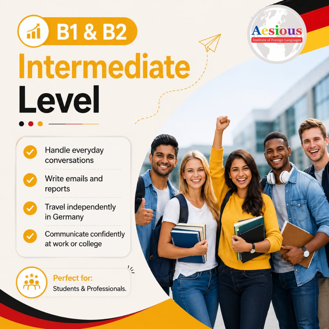 German B1 & B2 Course in Aundh Pune | Intermediate German Classes