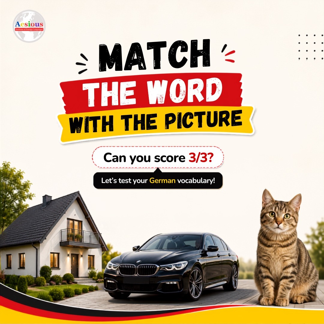 German Vocabulary for Beginners: Can You Match the Words With the Pictures?